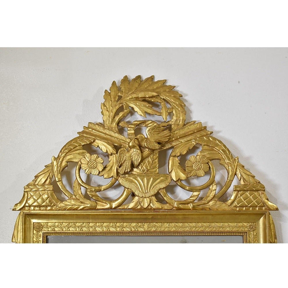 SPC186 1 antique gold leaf mirror antic carved XVIII.jpg